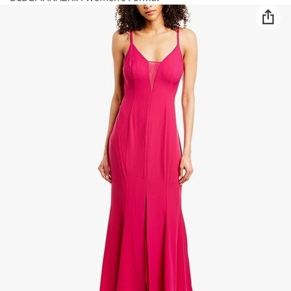 BCBG MAXAZRIA Mermaid vivid FUCHSIA Dress - Picture 4 of 12